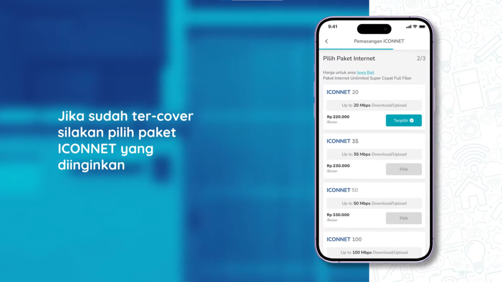 Pilih Paket ICONNET