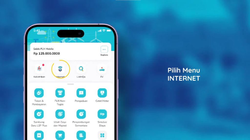 Menu internet