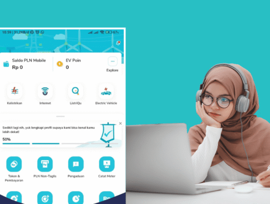 Daftar iconnet melalui PLN Mobile Sumedang