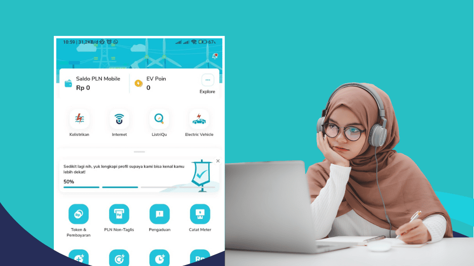 Daftar iconnet melalui PLN Mobile Sumedang